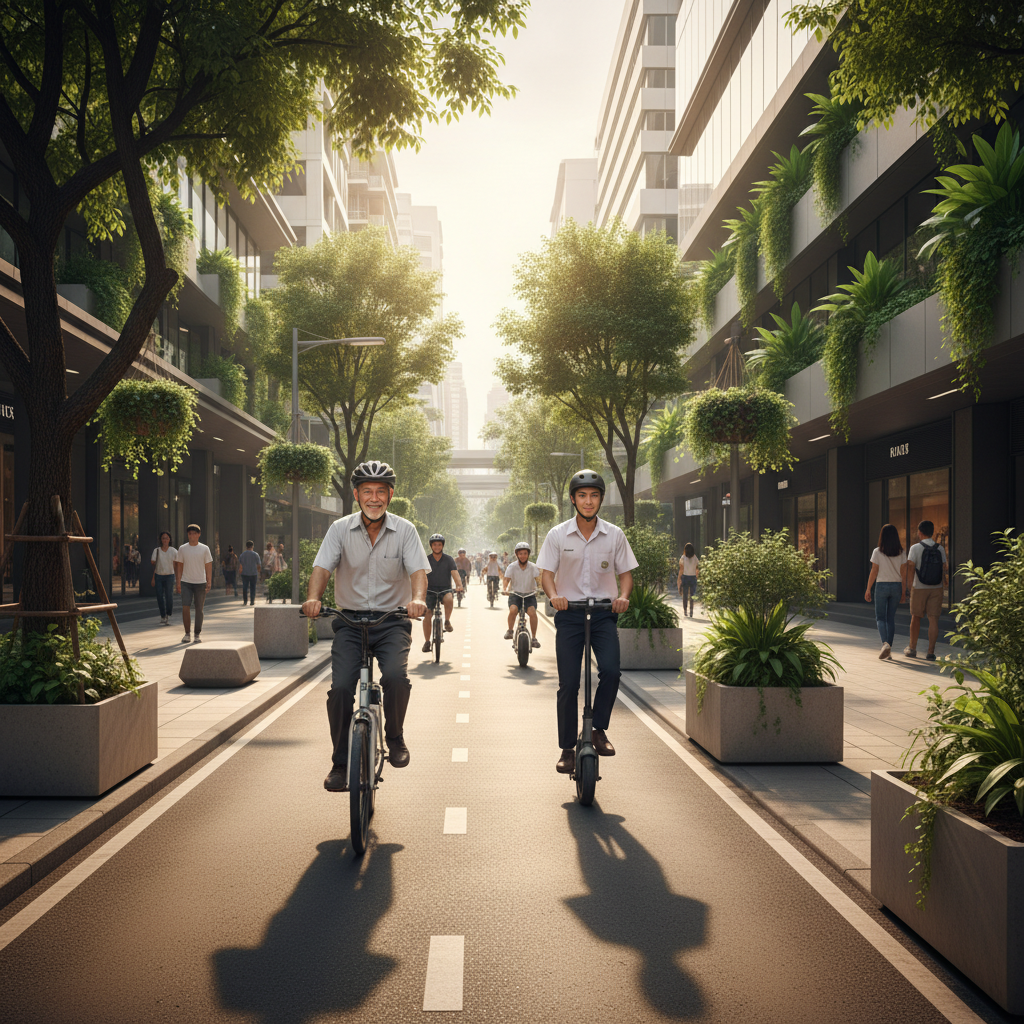 ส่องนโยบาย EV 2026: เลนพิเศษหนุนคนใช้ E-Bike ขี่ปลอดภัยขึ้น - 2026-ev-policy-ebike-lane-trend