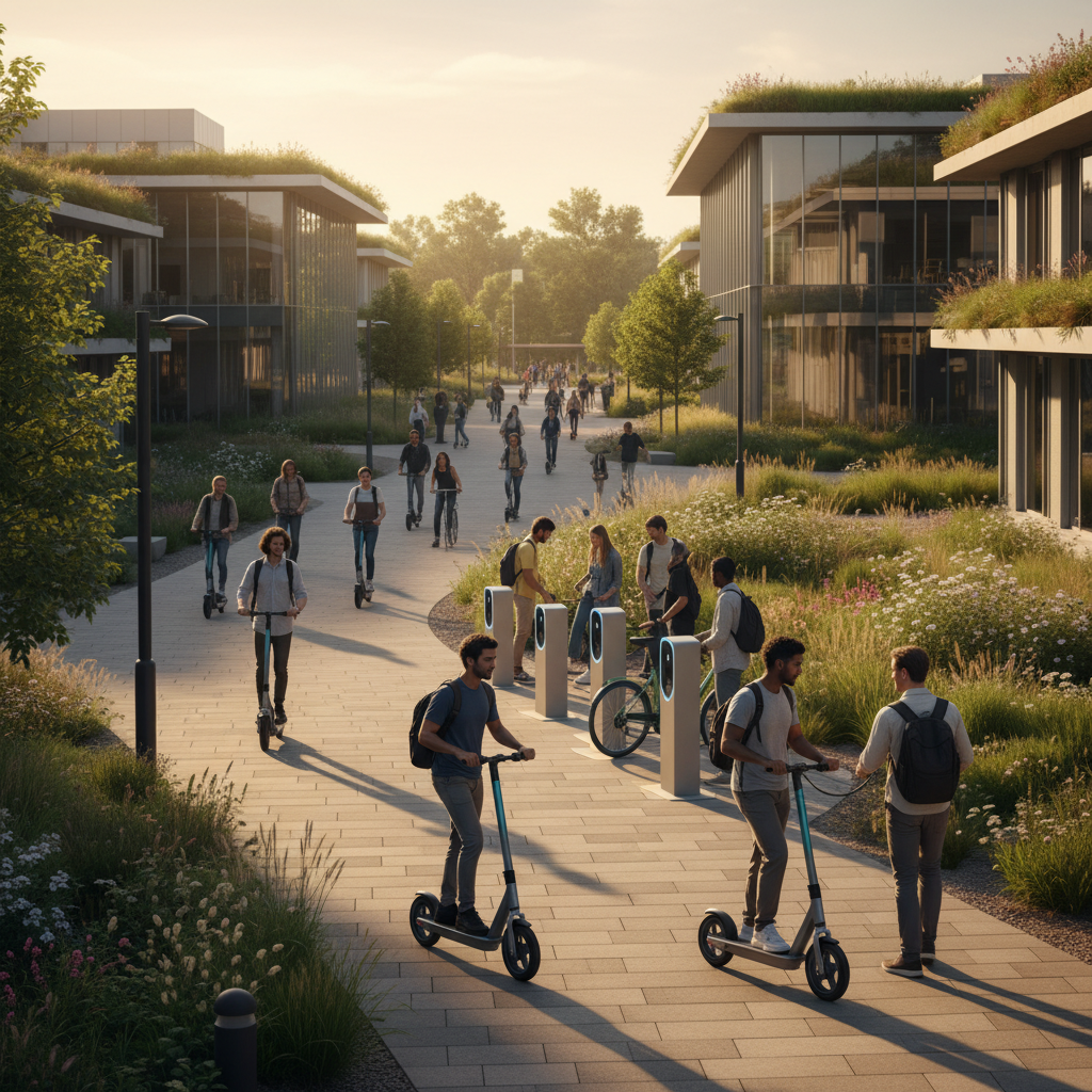 อนาคตแคมปัส 2026: สกู๊ตเตอร์ไฟฟ้า EV ตอบโจทย์วัยเรียน - 2026-ev-scooter-campus-trend