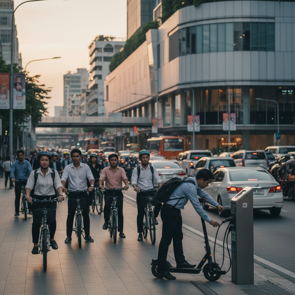 เจาะเทรนด์ EV 2026: สกู๊ตเตอร์ไฟฟ้าทางรอดสู้ราคาน้ำมัน - 2026-ev-scooter-energy-trend