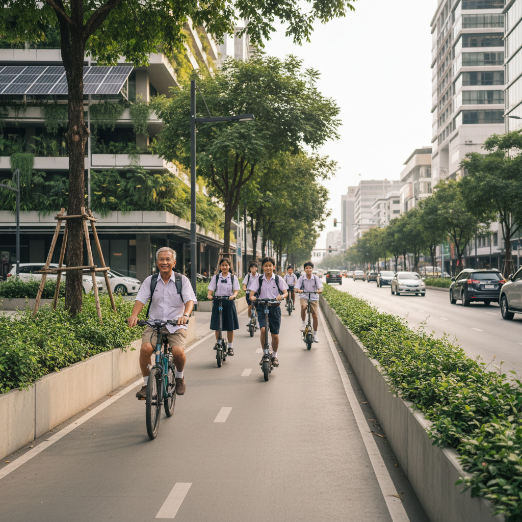 เจาะนโยบาย EV 2026: เลนพิเศษ E-Bike หนุนสังคมไร้คาร์บอน - 2026-ev-smart-city-lane