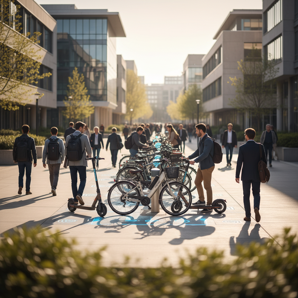 อนาคต EV 2026: ลานจอด E-Bike ชาร์จไร้สายตอบโจทย์วัยเรียน - 2026-ev-wireless-charging-parking