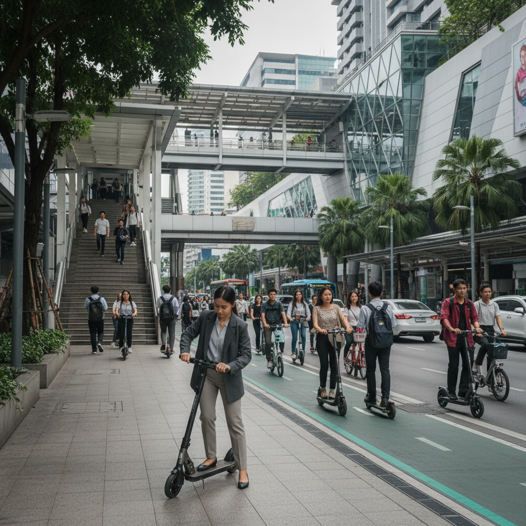 อนาคต EV ไทย 2026: สกู๊ตเตอร์ไฟฟ้าพับได้ตอบโจทย์คนกรุง - 2026-foldable-scooter-urban-trend