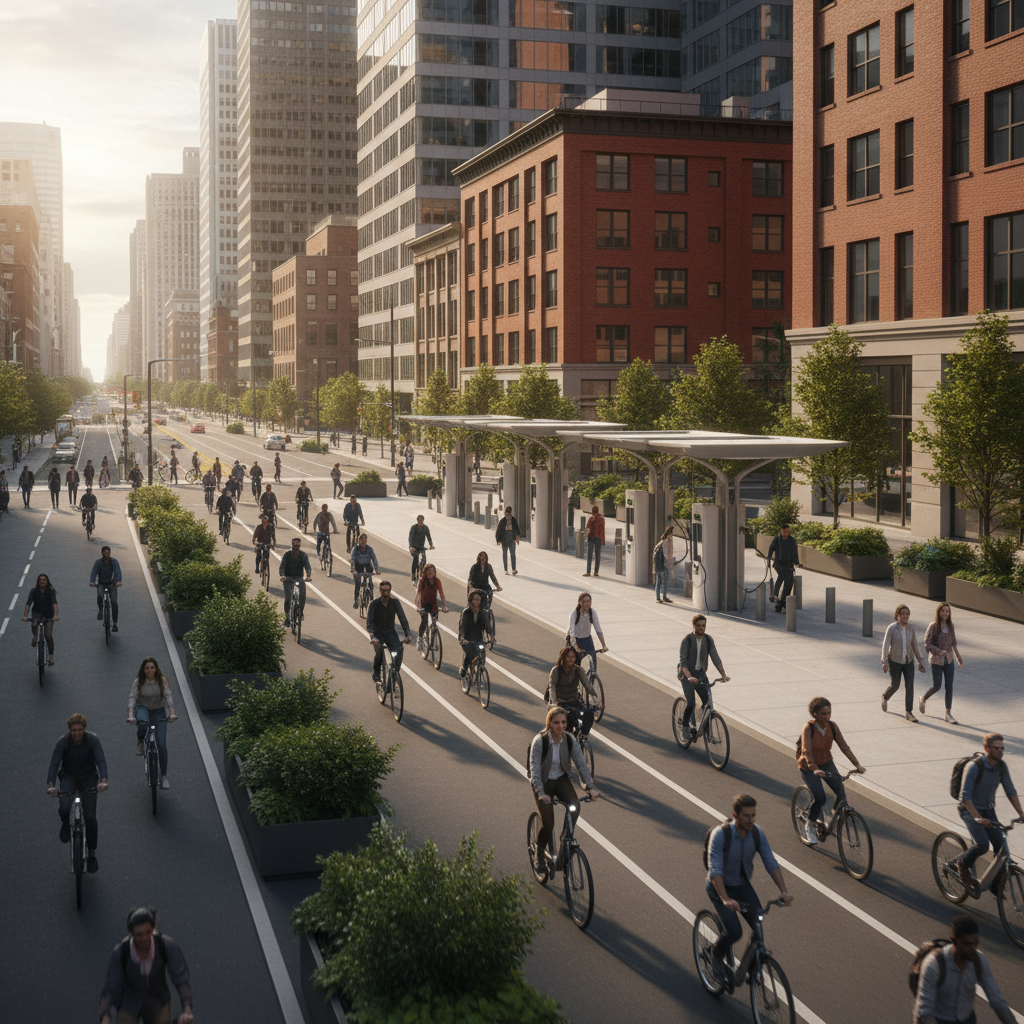 เทรนด์โลก 2026: ผุดเลนพิเศษ E-Bike หนุนคนเมืองลดใช้น้ำมัน - 2026-global-ebike-lane-trend