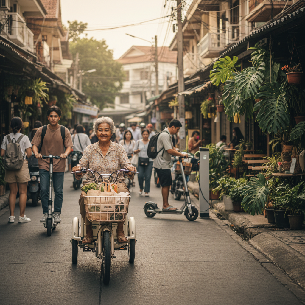 เทรนด์ Micro-Mobility ปลายปี 2026: สกู๊ตเตอร์ EV ฮิตทั่วไทย - 2026-micro-mobility-scooter-trend