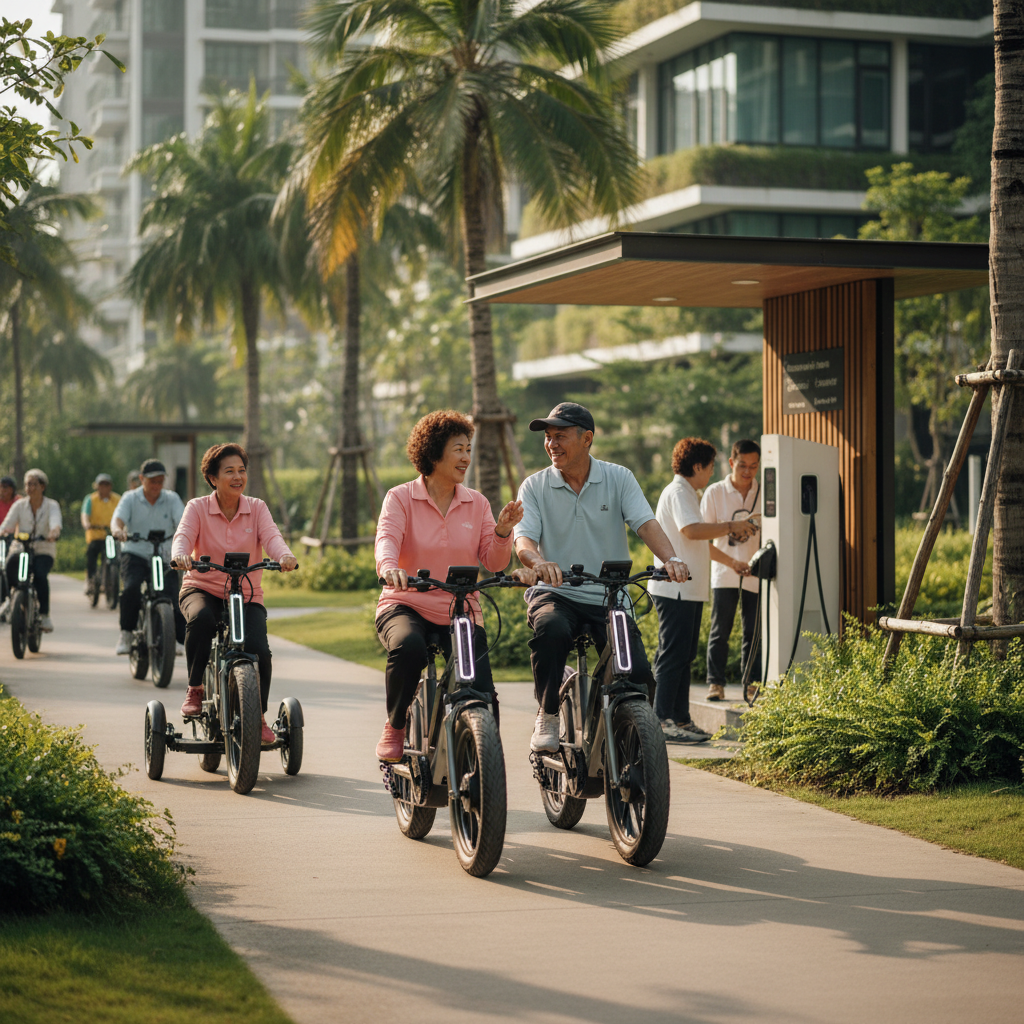 คาดการณ์ตลาด EV ครึ่งปีหลัง 2026 ยอดใช้ E-Bike วัยเก๋าพุ่ง - 2026-senior-ebike-market-trend