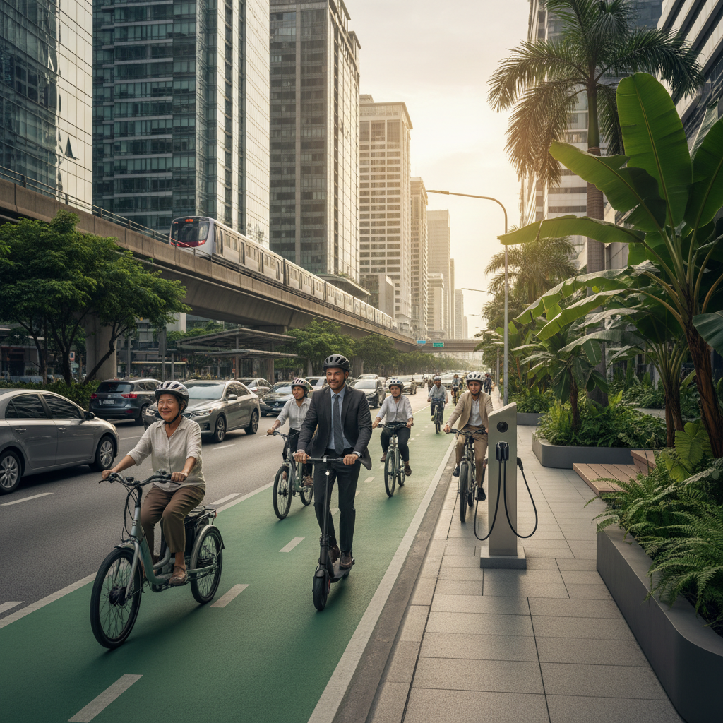 อัปเดต 2026! นโยบาย Smart City ขยายเลน E-Bike ขับปลอดภัย - 2026-smart-city-ebike-lane