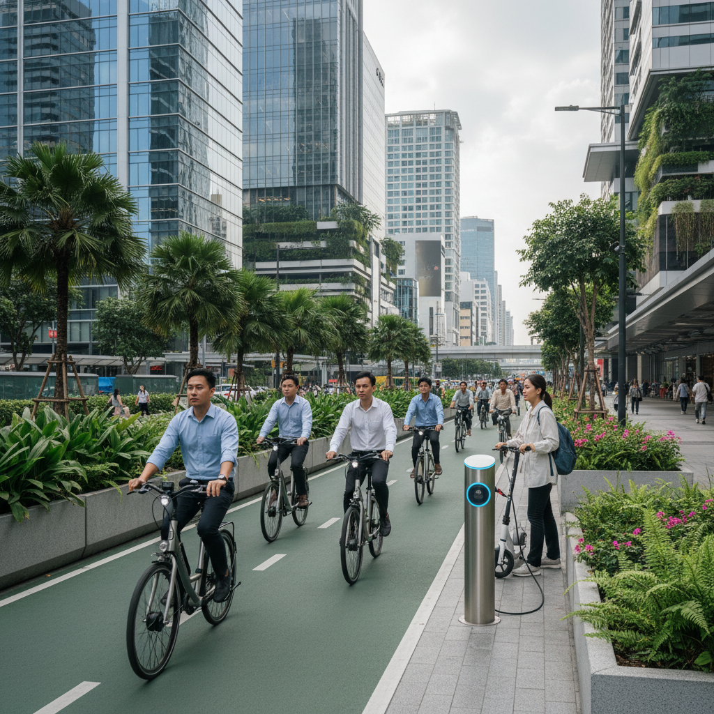 เทรนด์เมืองใหม่ 2026! ศึกษาเลนพิเศษหนุนใช้ E-Bike - 2026-smart-city-ev-trend