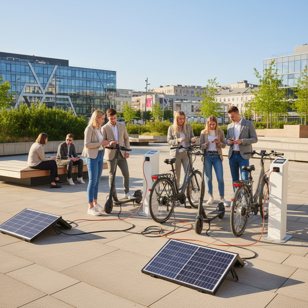 เทรนด์ 2026: ชาร์จแบต E-Bike ด้วยโซลาร์เซลล์สู้ค่าไฟ - 2026-solar-charging-ebike
