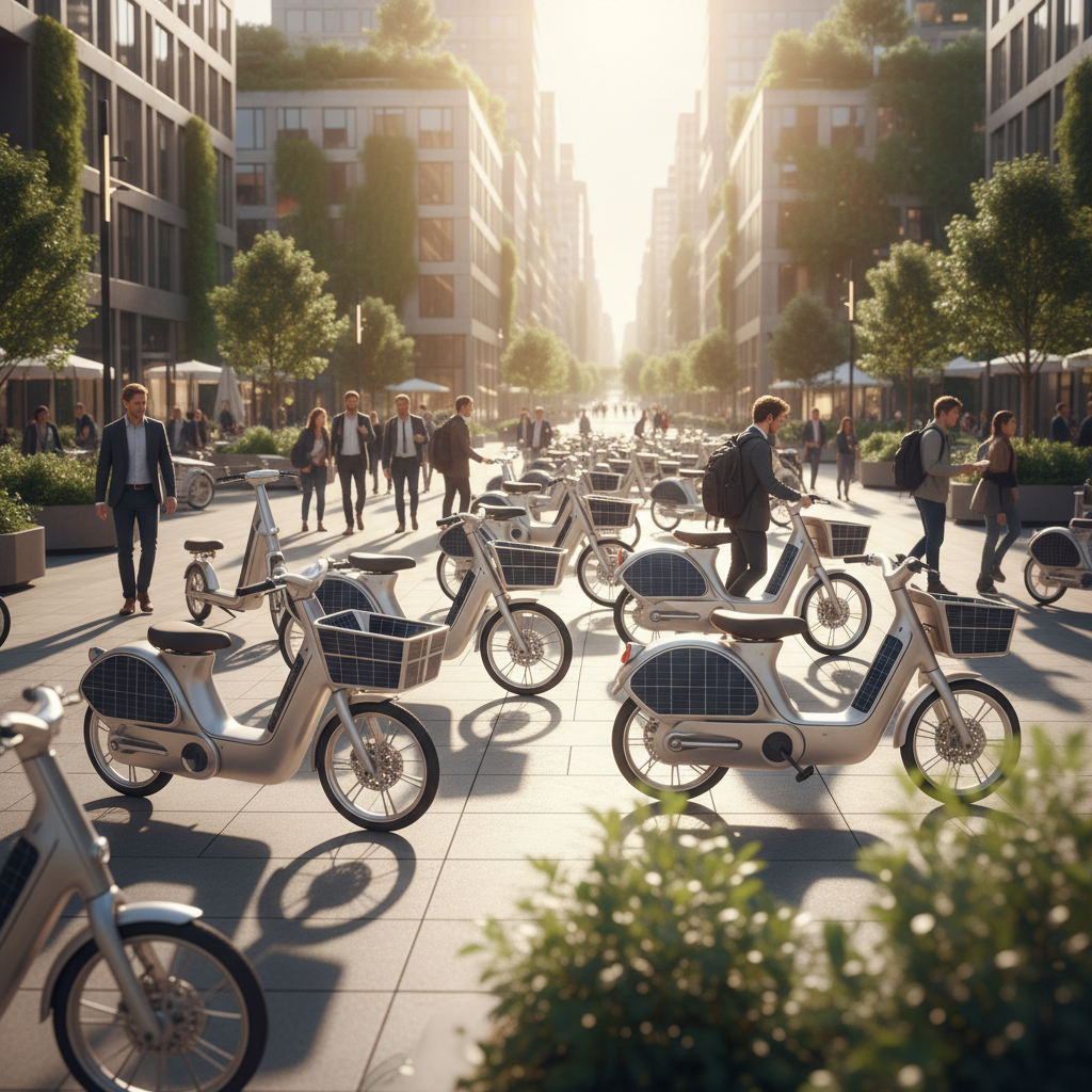 เทรนด์ EV โลก 2026: E-Bike และสกู๊ตเตอร์พลังงานแสงอาทิตย์ - 2026-solar-ev-ebike-scooter