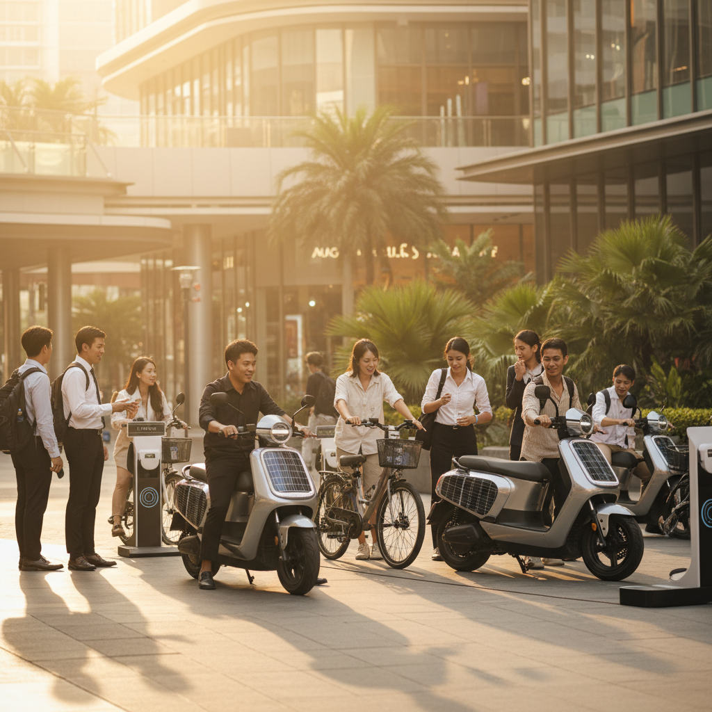 ส่องเทรนด์ EV ไทยปลายปี! สกู๊ตเตอร์โซลาร์เซลล์ช่วยลดค่าไฟ - 2026-solar-ev-scooter-trend