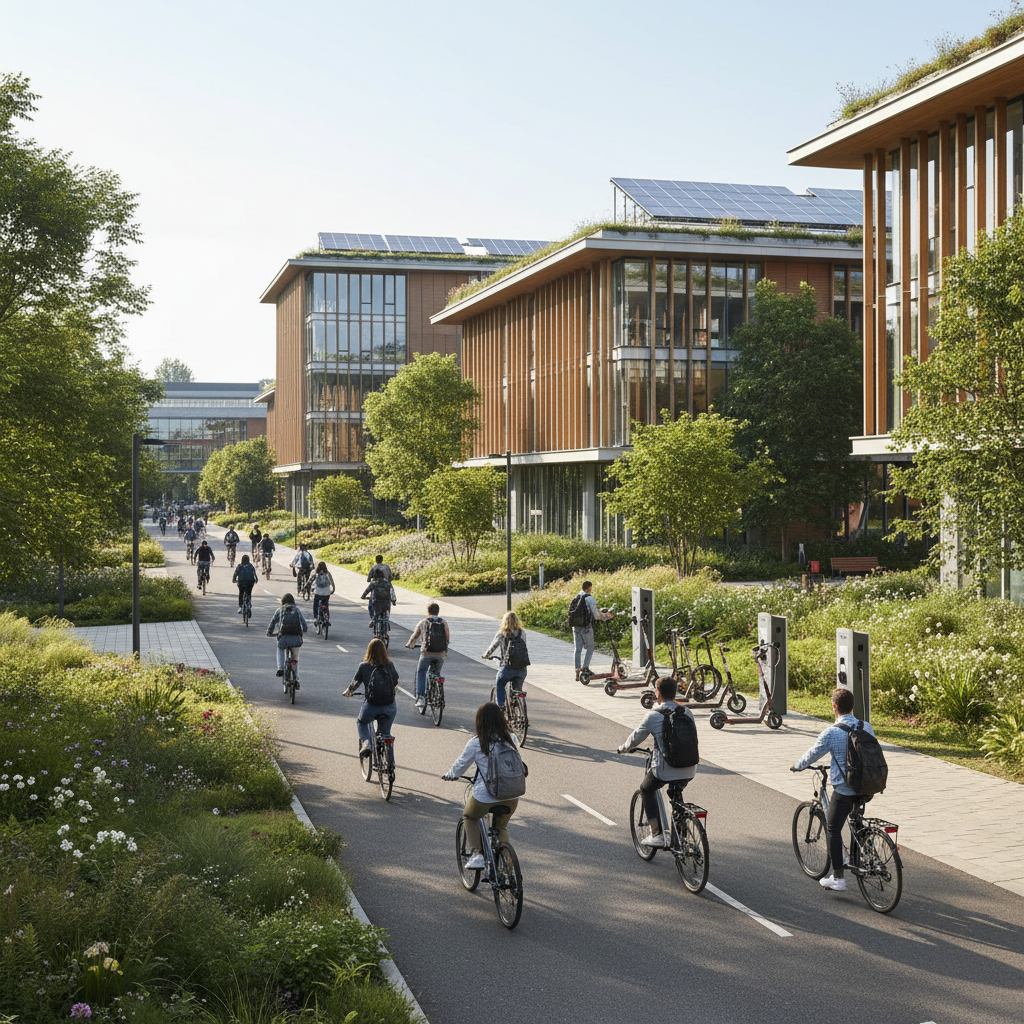 เทรนด์มหาลัย 2026! ประกาศลดรถน้ำมัน ดันนักศึกษาใช้ E-Bike - 2026-university-smart-campus-ev