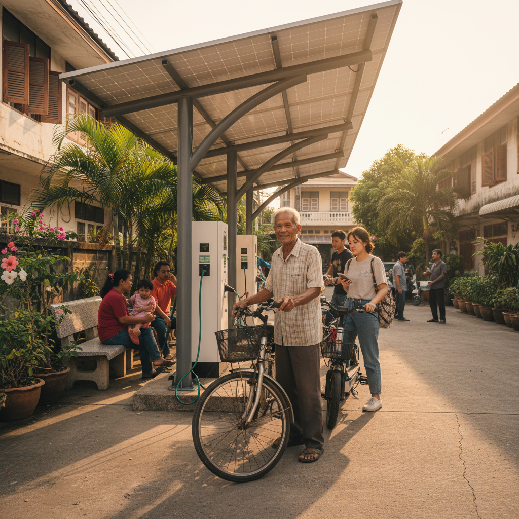 วิเคราะห์นโยบาย EV 2027: รัฐดันสถานีชาร์จ E-Bike ทุกชุมชน - 2027-ev-ebike-charging-policy