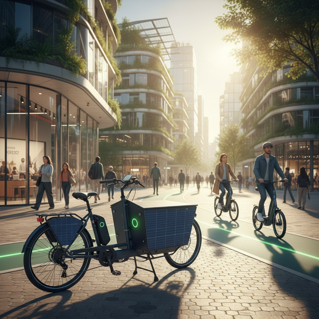 อนาคต EV ปี 2027! E-Bike พลังแสงอาทิตย์ ชาร์จแบตเองได้ - 2027-solar-powered-ebike-trend