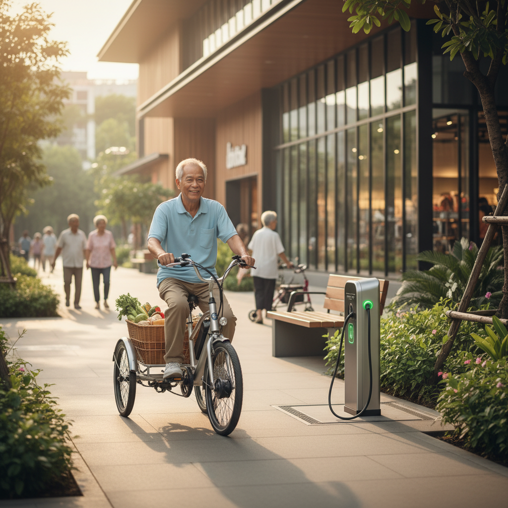 เทรนด์ EV 2026: จักรยานไฟฟ้า 3 ล้อ ตอบโจทย์สังคมสูงวัย - 3-wheel-ebike-aging-society