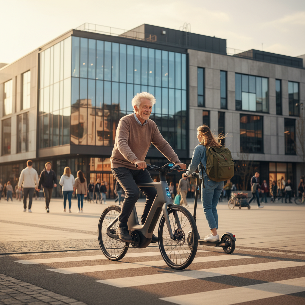 เทรนด์ EV 2026! E-Bike ผสาน AI เบรกอัจฉริยะ - ai-ebike-safety-trend