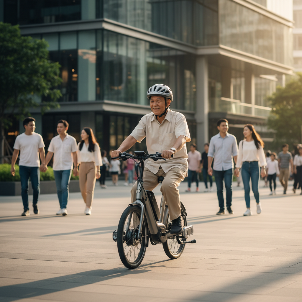 เทรนด์ EV 2026: ระบบ AI E-Bike ป้องกันล้มเพื่อผู้สูงวัย - ai-ebike-safety-trend-2026