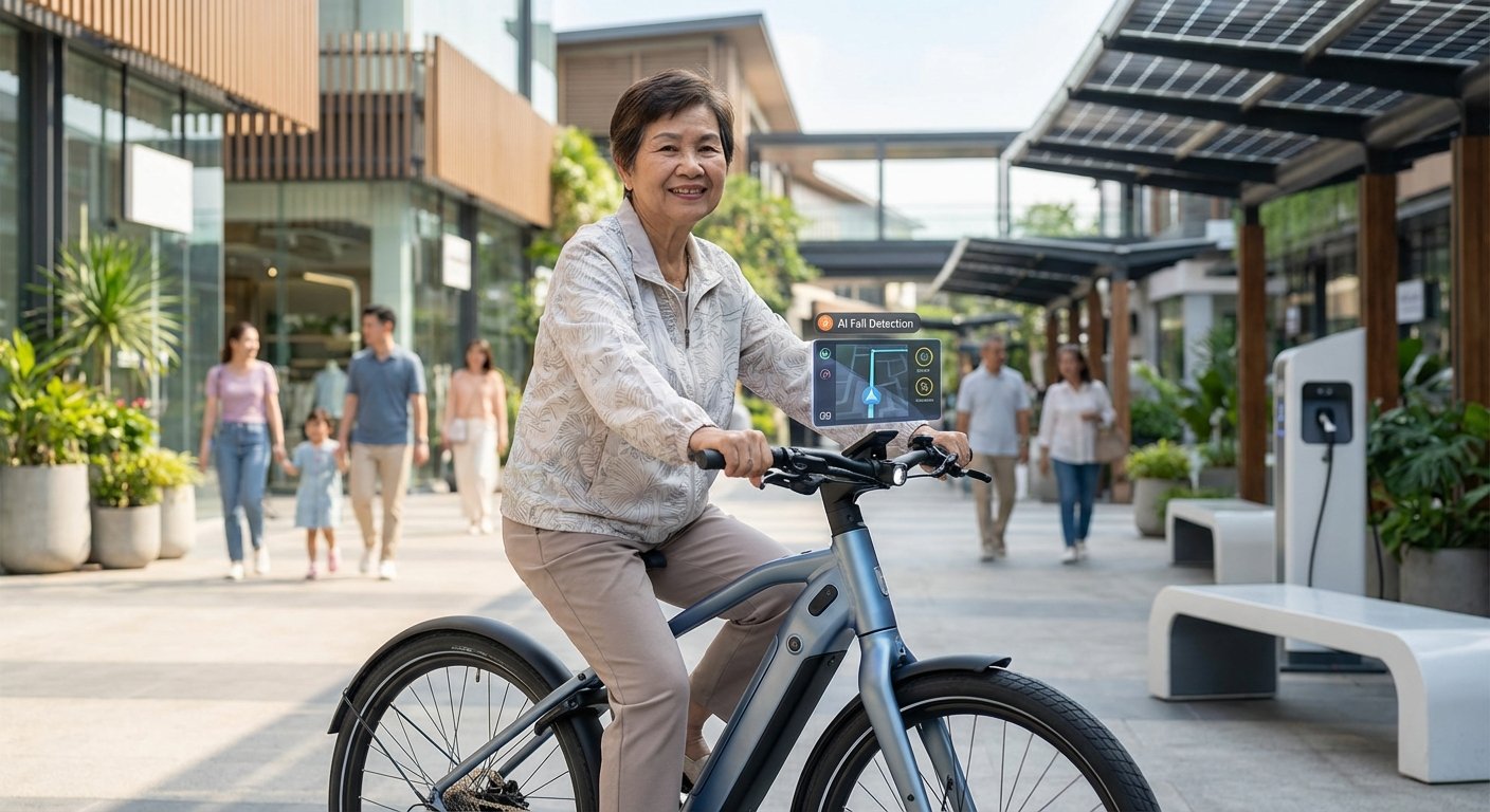 เทรนด์ 2026: AI ตรวจจับการล้มบน E-Bike คุ้มครองผู้สูงวัย