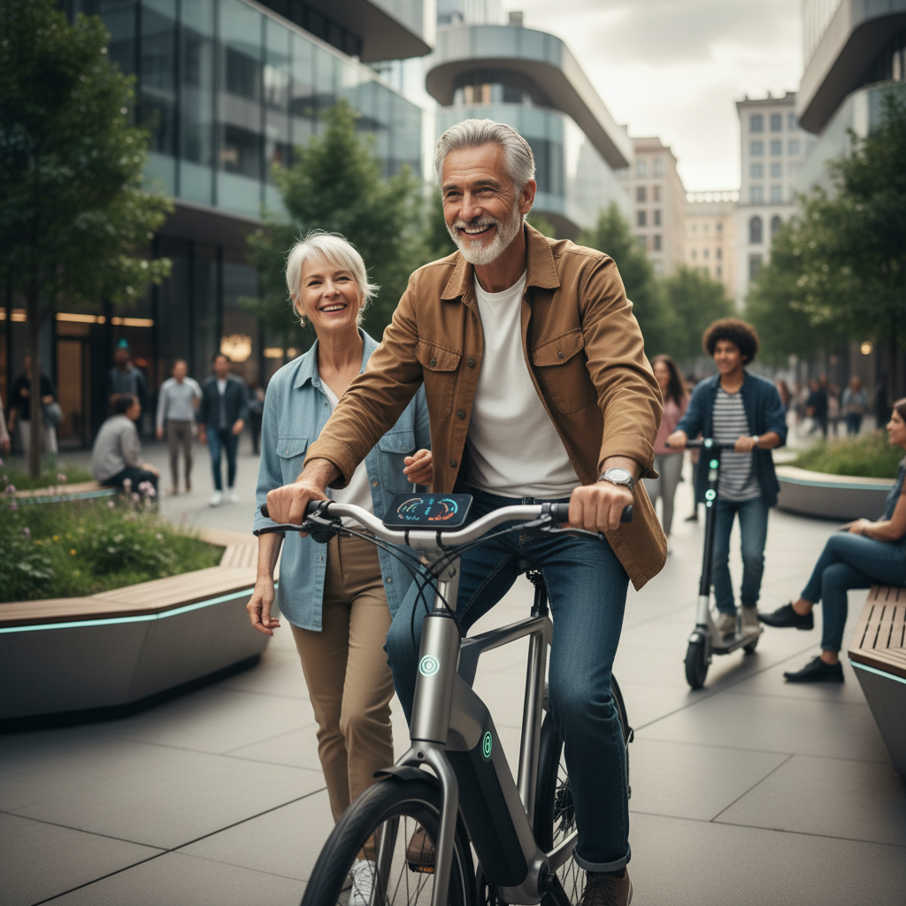 เทรนด์ EV 2026! E-Bike ผสาน AI เตือนการชน ปลอดภัยทุกวัย - ai-safety-ebike-trend-2026