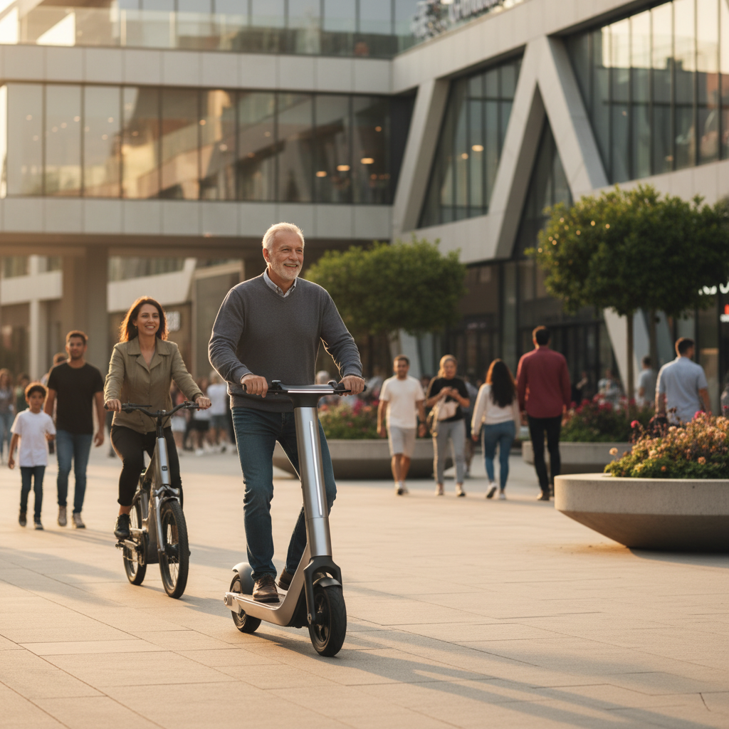 เทรนด์อนาคต! สกู๊ตเตอร์ไฟฟ้าปี 2026 ลุ้นติด AI ลดอุบัติเหตุ - ai-safety-electric-scooter-2026