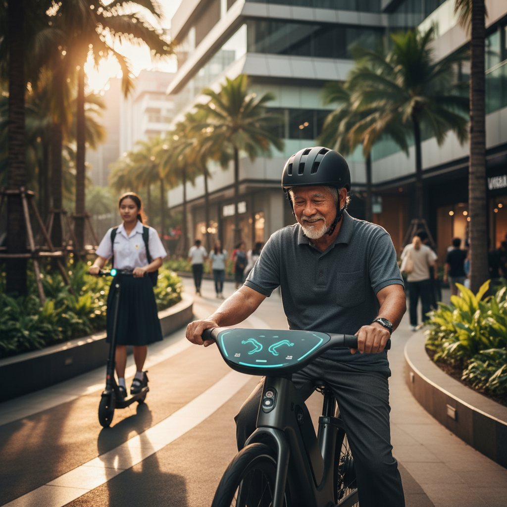 เทรนด์ EV ล่าสุด: AI อัจฉริยะใน E-Bike ป้องกันอุบัติเหตุ - ai-safety-ev-ebike-trend