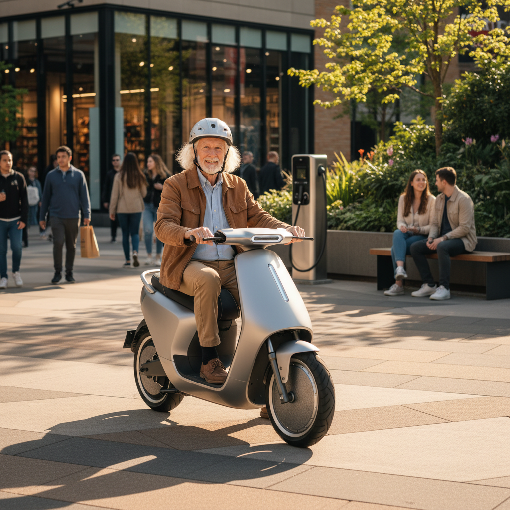 เทรนด์ EV ล้ำ! สกู๊ตเตอร์ AI คุมความเร็ว ปลอดภัยโดนใจวัยเก๋า - ai-safety-scooter-trend-2026