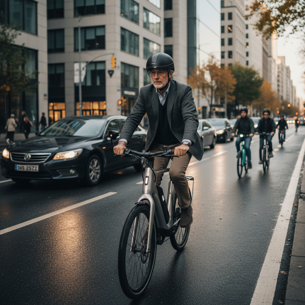 เทรนด์ EV 2026: ระบบ AI ตรวจจับจุดบอด ยกระดับ E-Bike - ai-sensor-ebike-safety-2026