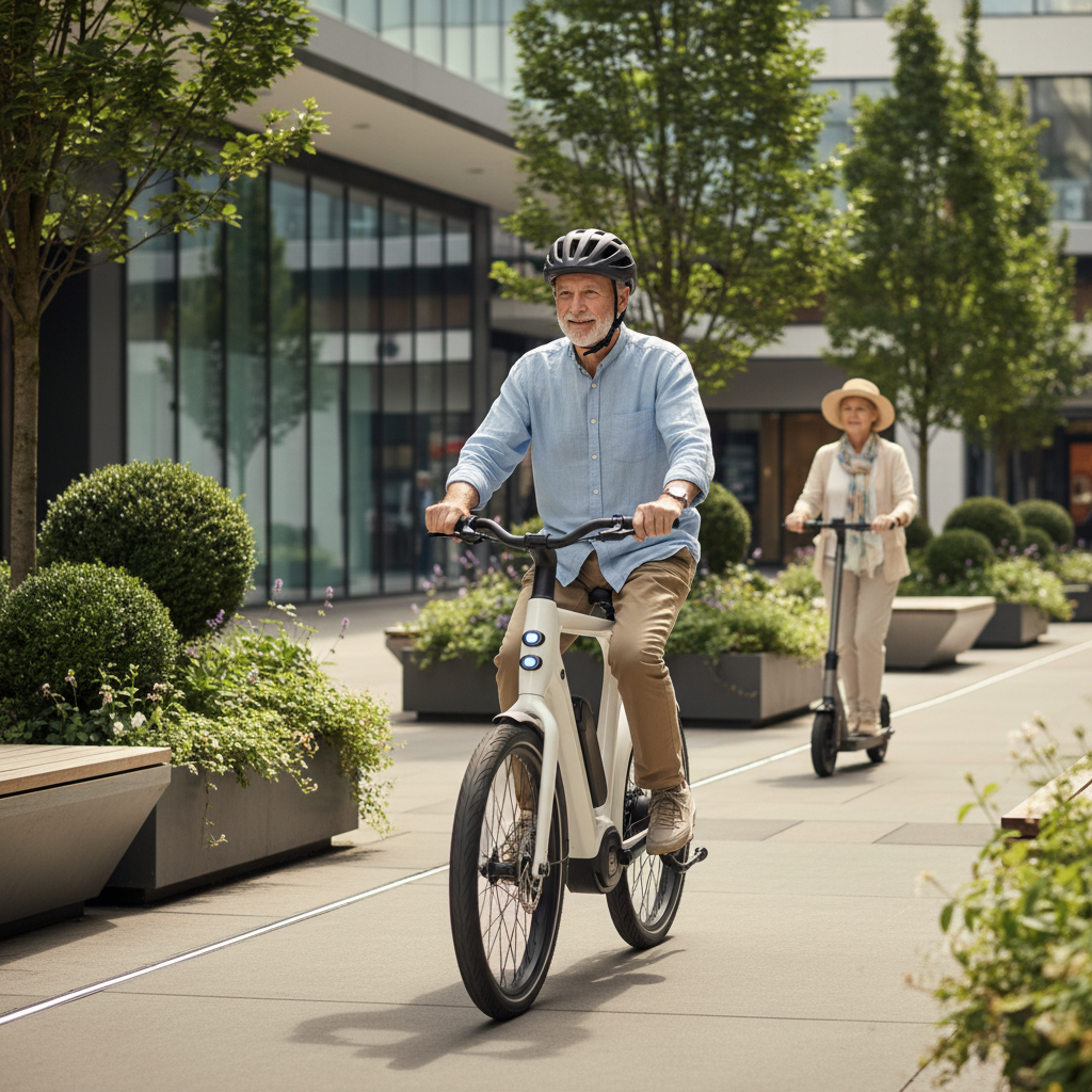 อนาคต E-Bike 2026: เซ็นเซอร์ AI เบรกอัตโนมัติวัยเก๋าอุ่นใจ - ai-sensor-ebike-safety-2026