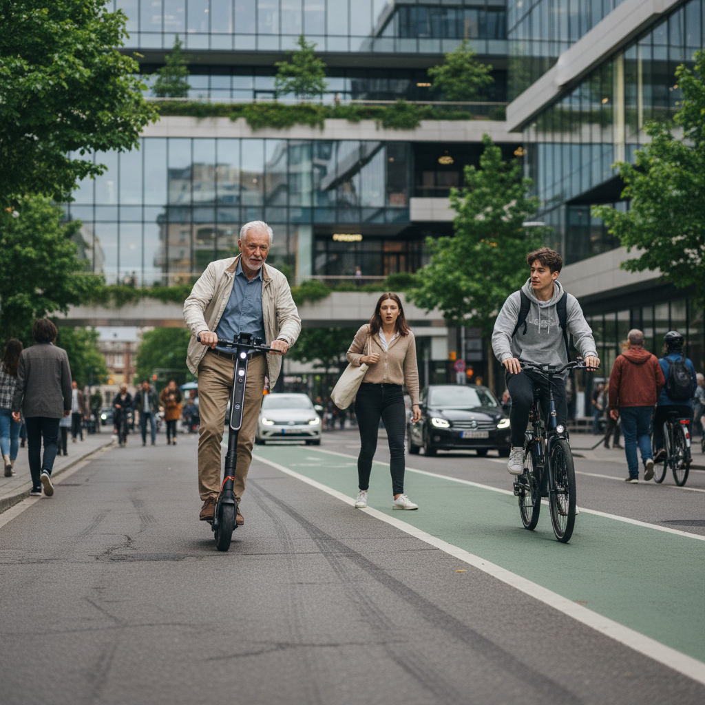 อนาคต EV: สกู๊ตเตอร์ AI ตรวจจับสิ่งกีดขวาง ลดอุบัติเหตุ - ai-sensor-ev-scooter-2026