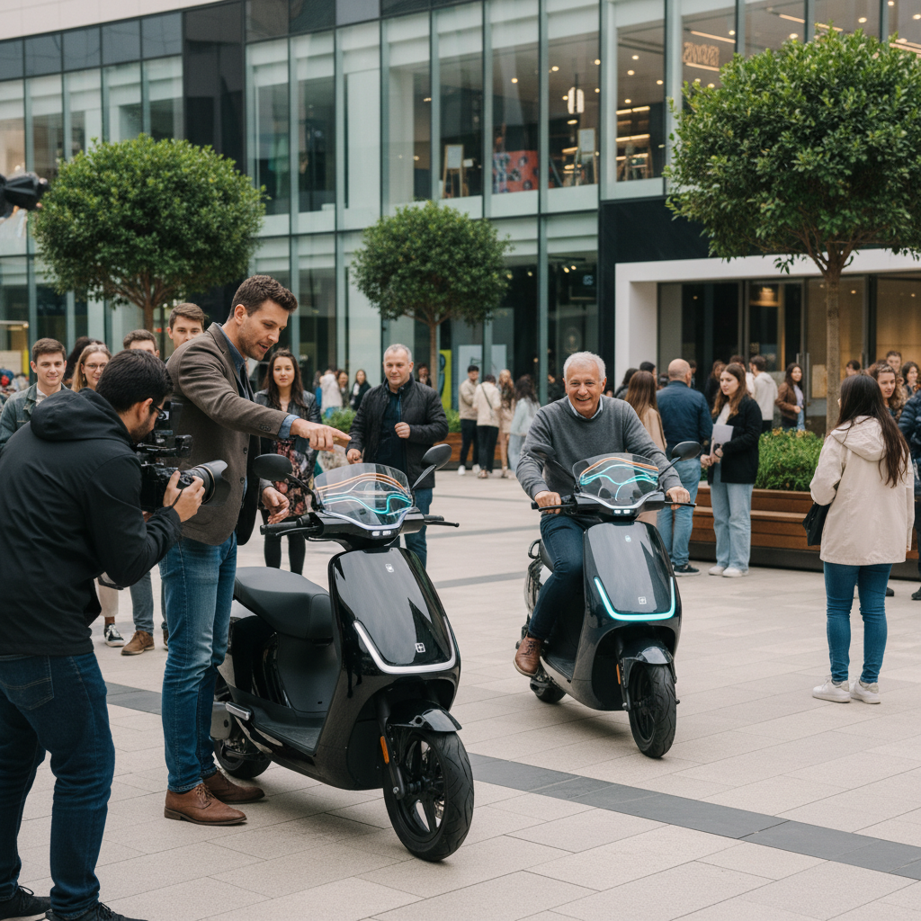 เทรนด์ปลายปี 2026: สกู๊ตเตอร์ EV พ่วง AI ขับขี่ปลอดภัยสุด - ai-smart-ev-scooter-trend
