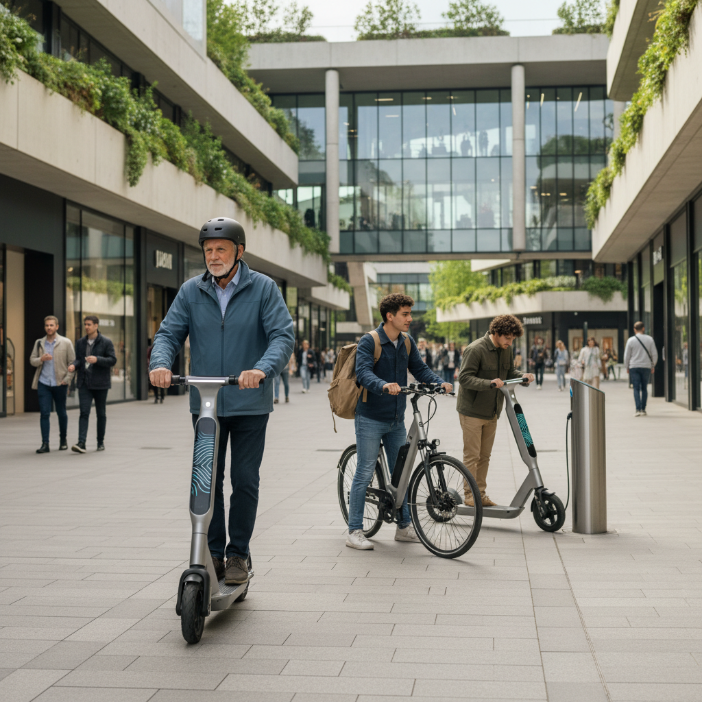 เทรนด์ EV 2026: สกู๊ตเตอร์พลังงาน AI ขับขี่ปลอดภัย - ai-smart-ev-scooter-trend