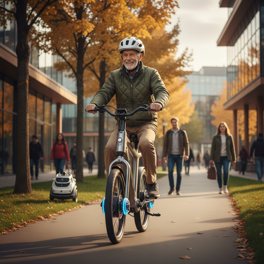 อนาคต EV 2026: นวัตกรรม E-Bike ทรงตัวอัตโนมัติ โดนใจวัยเก๋า - auto-balance-ebike-future-trend