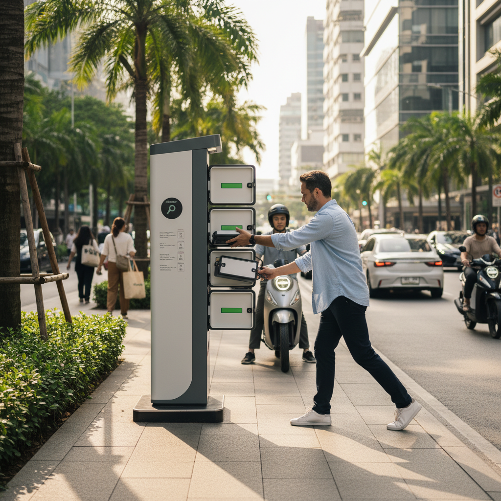 วิเคราะห์ตลาด EV 2026: ตู้สลับแบตเตอรี่ E-Bike มาแรง! - battery-swap-ebike-trend-2026