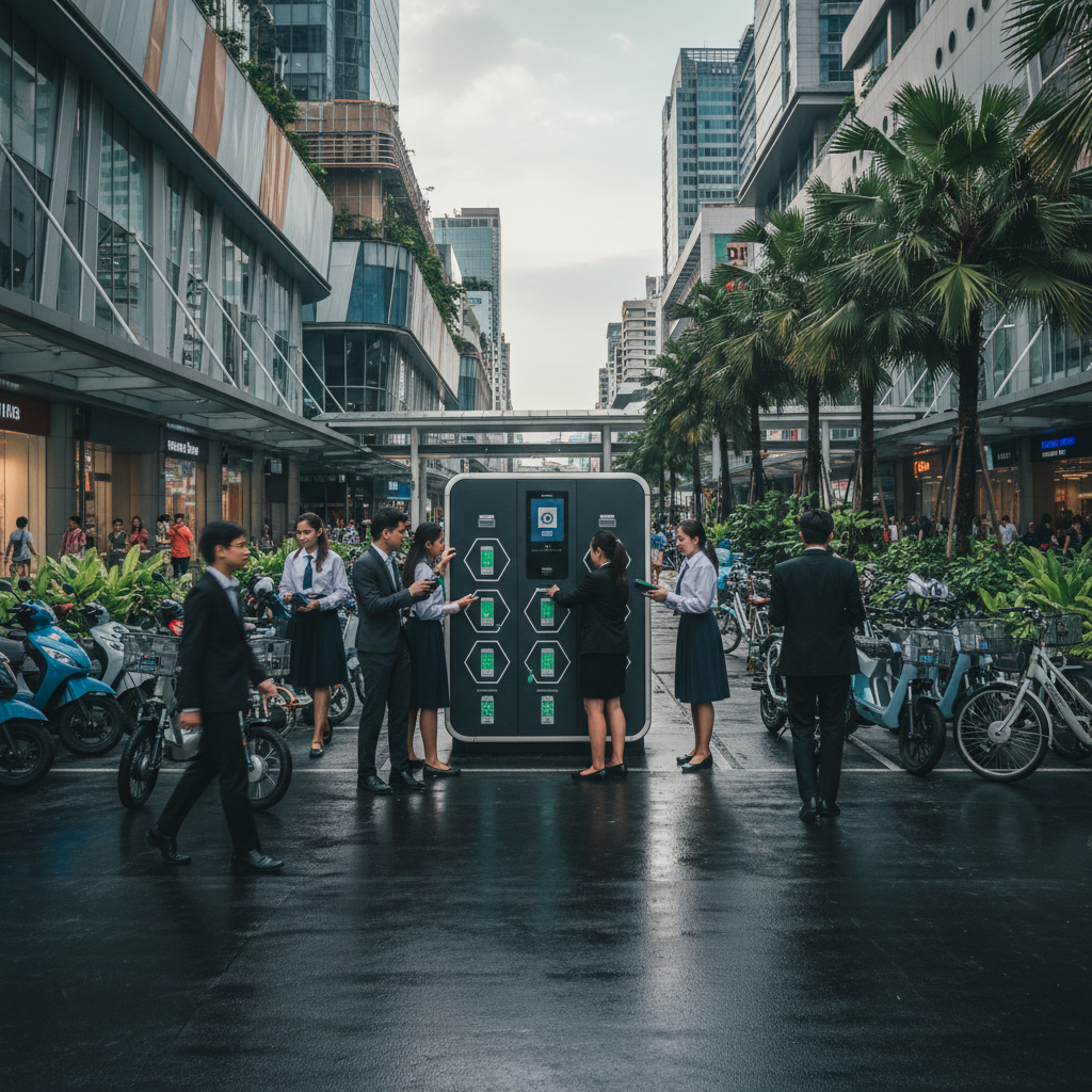 วิเคราะห์เทรนด์ 2026! ตู้สลับแบตเตอรี่ E-Bike ขยายทั่วไทย - battery-swap-ebike-trend-2026