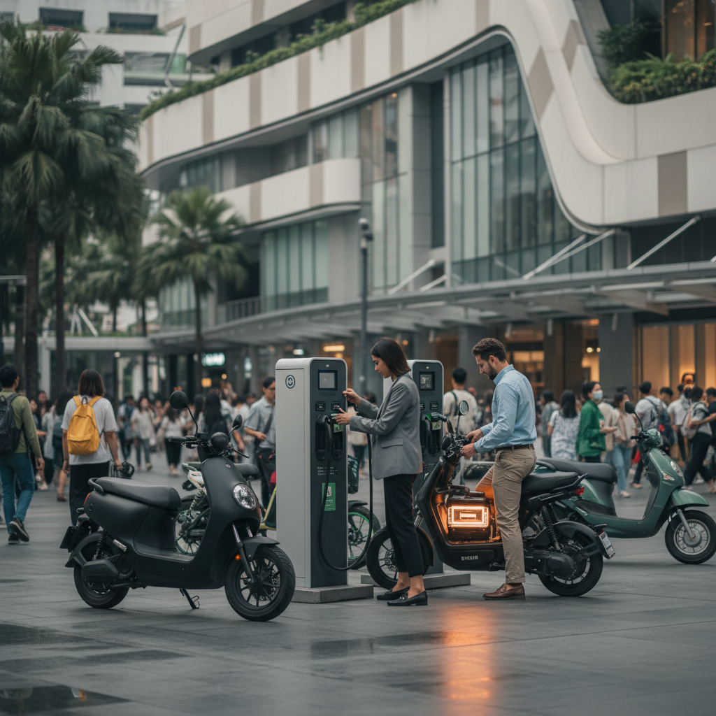 เทรนด์ Q4/2026: ตู้สลับแบตเตอรี่ E-Bike ขยายตัวรับยุค EV - battery-swap-ebike-trend-2026