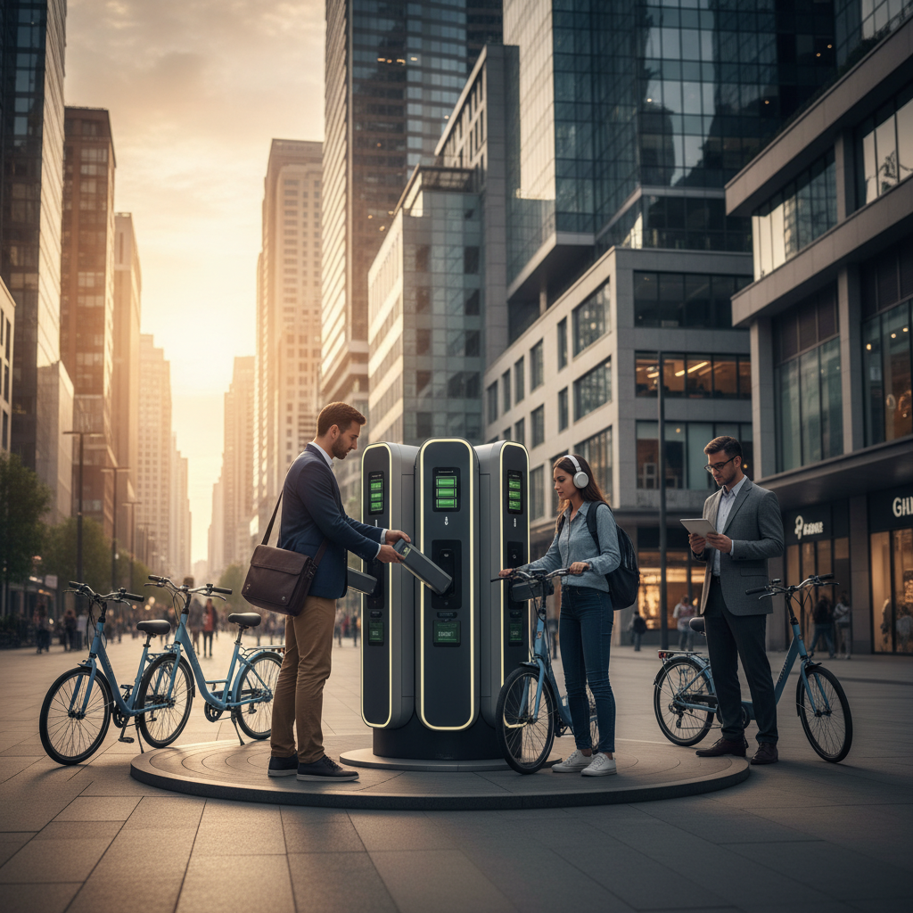 วิเคราะห์ EV 2026: สถานีสลับแบต E-Bike ชาร์จไวไม่ต้องรอ - battery-swapping-ebike-ev-trend