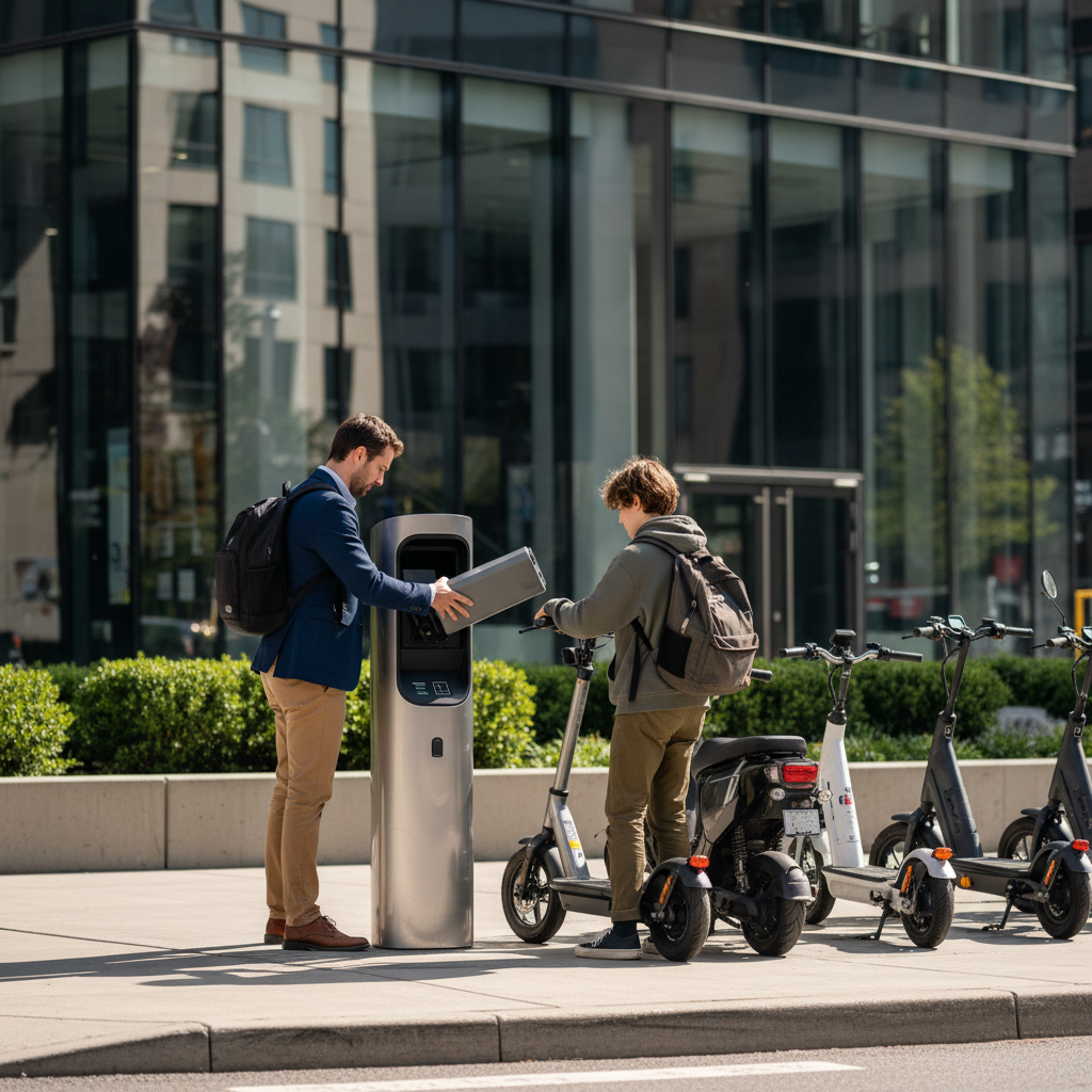 เทรนด์ EV 2026! ระบบสลับแบตเตอรี่ E-Bike เปลี่ยนไวไม่ต้องรอ - battery-swapping-ebike-trend