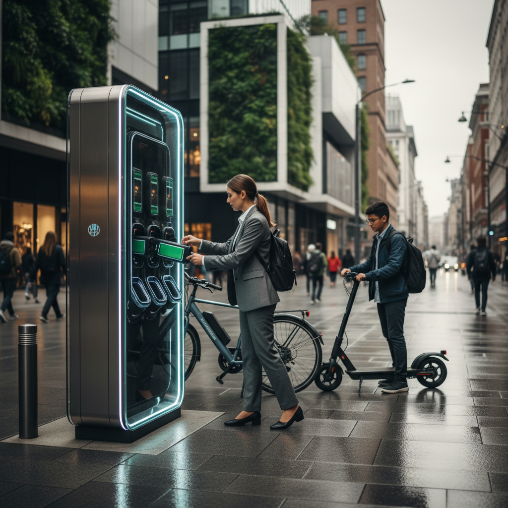 เทรนด์ EV 2026: สถานีสลับแบตเตอรี่ E-Bike ชาร์จไวใน 1 นาที - battery-swapping-station-trend-2026