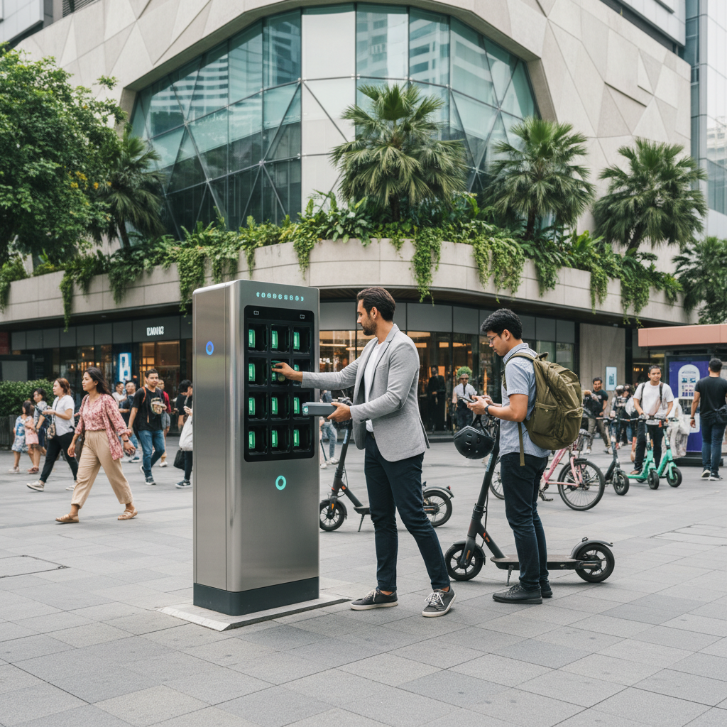 จุดสลับแบตเตอรี่ E-Bike เทรนด์ใหม่มาแรงปลายปี 2026 - ebike-battery-swap-2026