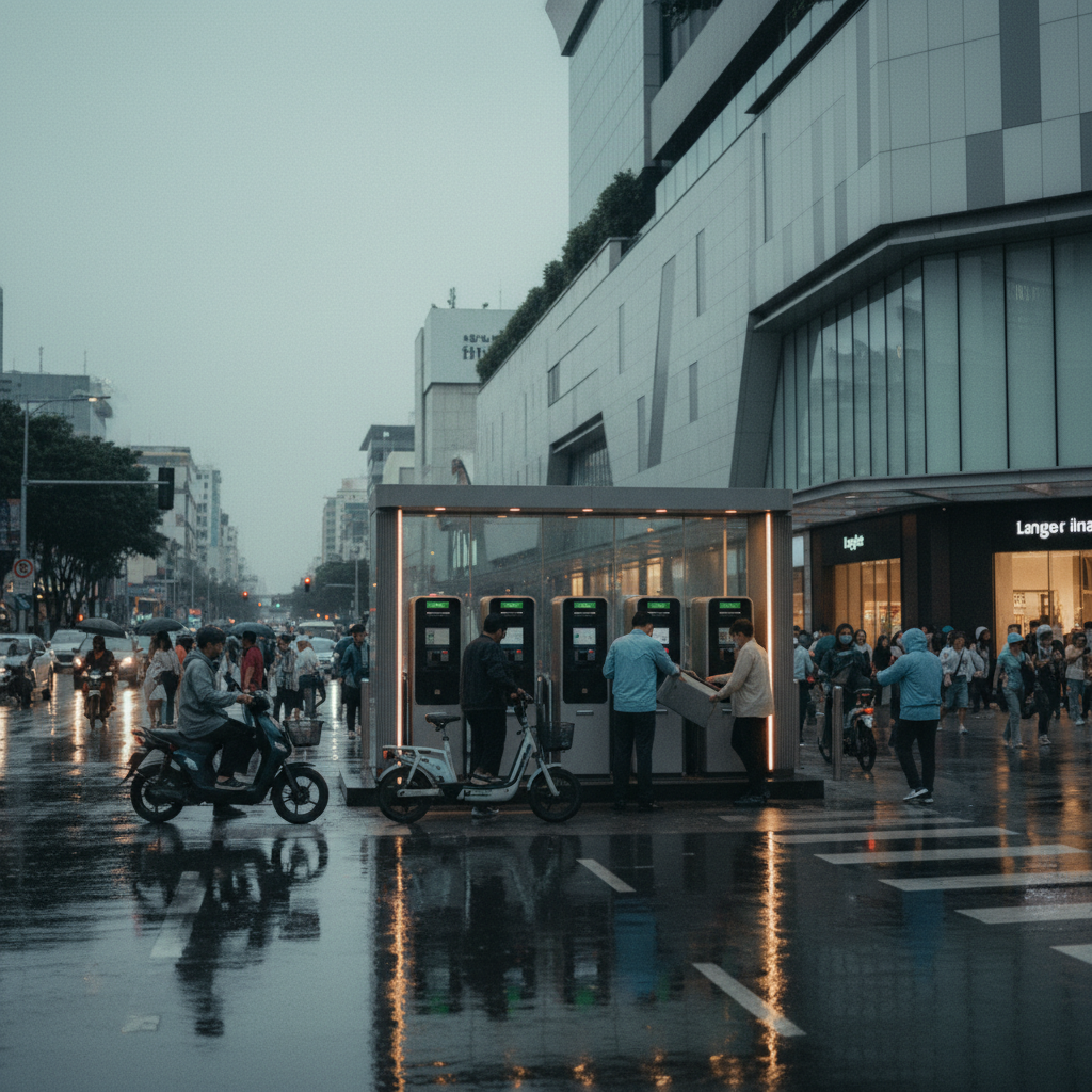 เทรนด์ EV 2026: ตู้สลับแบต E-Bike ลดเวลาชาร์จ - ebike-battery-swap-trend