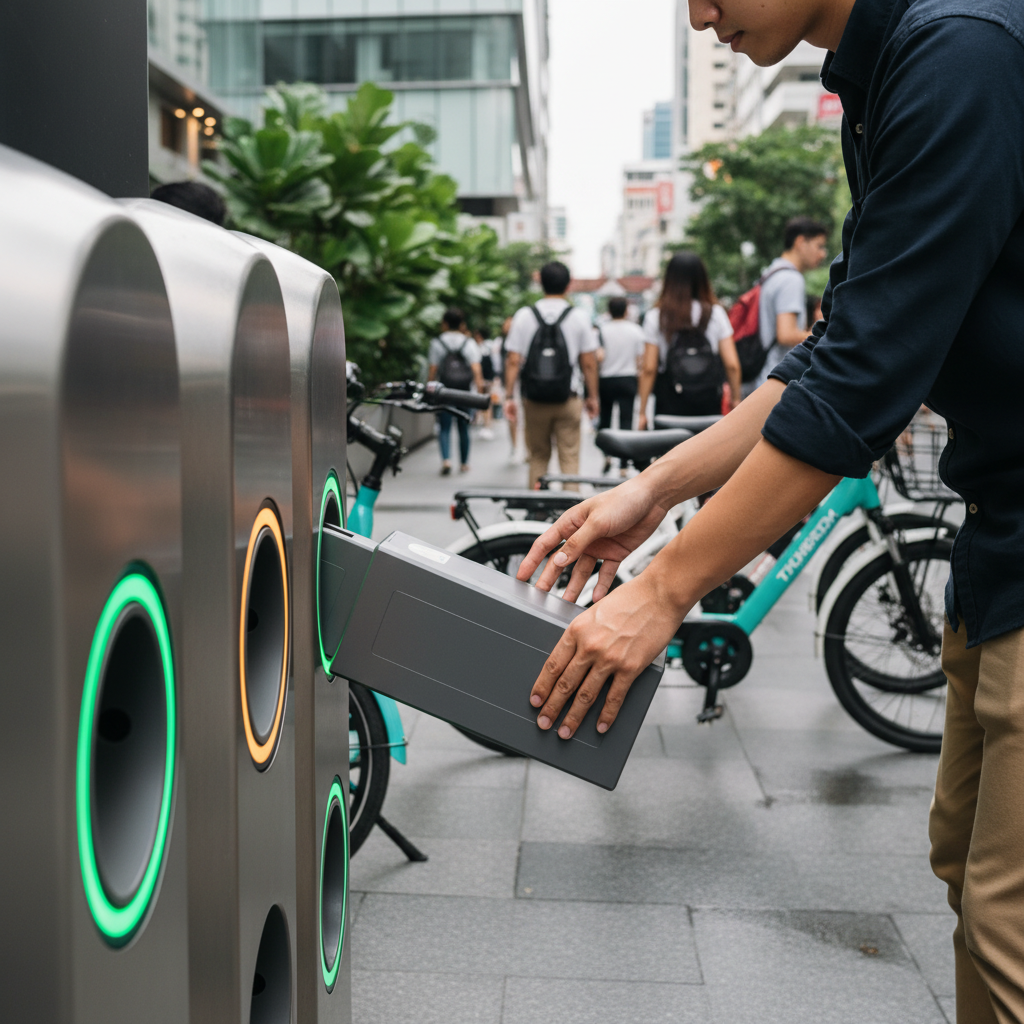 เทรนด์ EV 2026! นวัตกรรมสลับแบตเตอรี่ E-Bike ไวใน 1 นาที - ebike-battery-swap-trend-2026