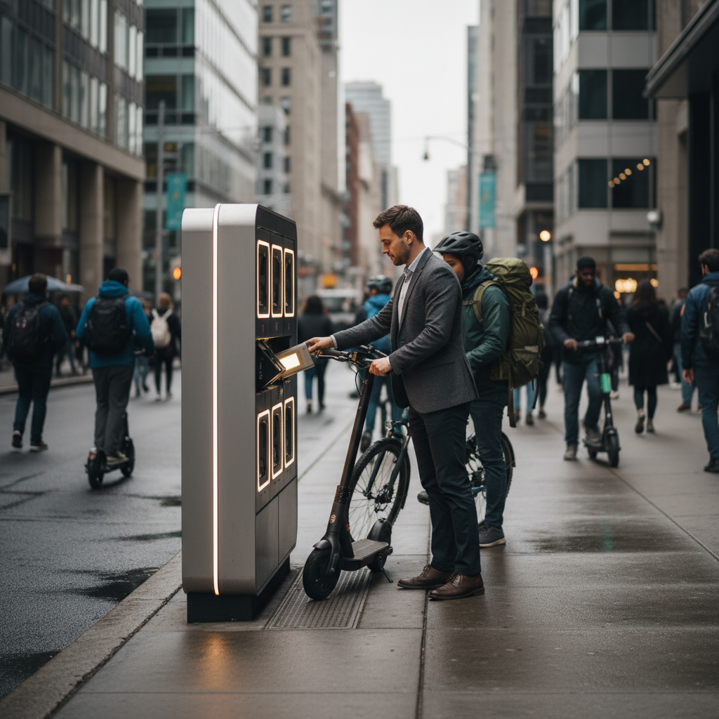 เทรนด์อนาคต 2026: ตู้สลับแบตเตอรี่ E-Bike ชาร์จไวไม่ต้องรอ - ebike-battery-swap-trend-2026