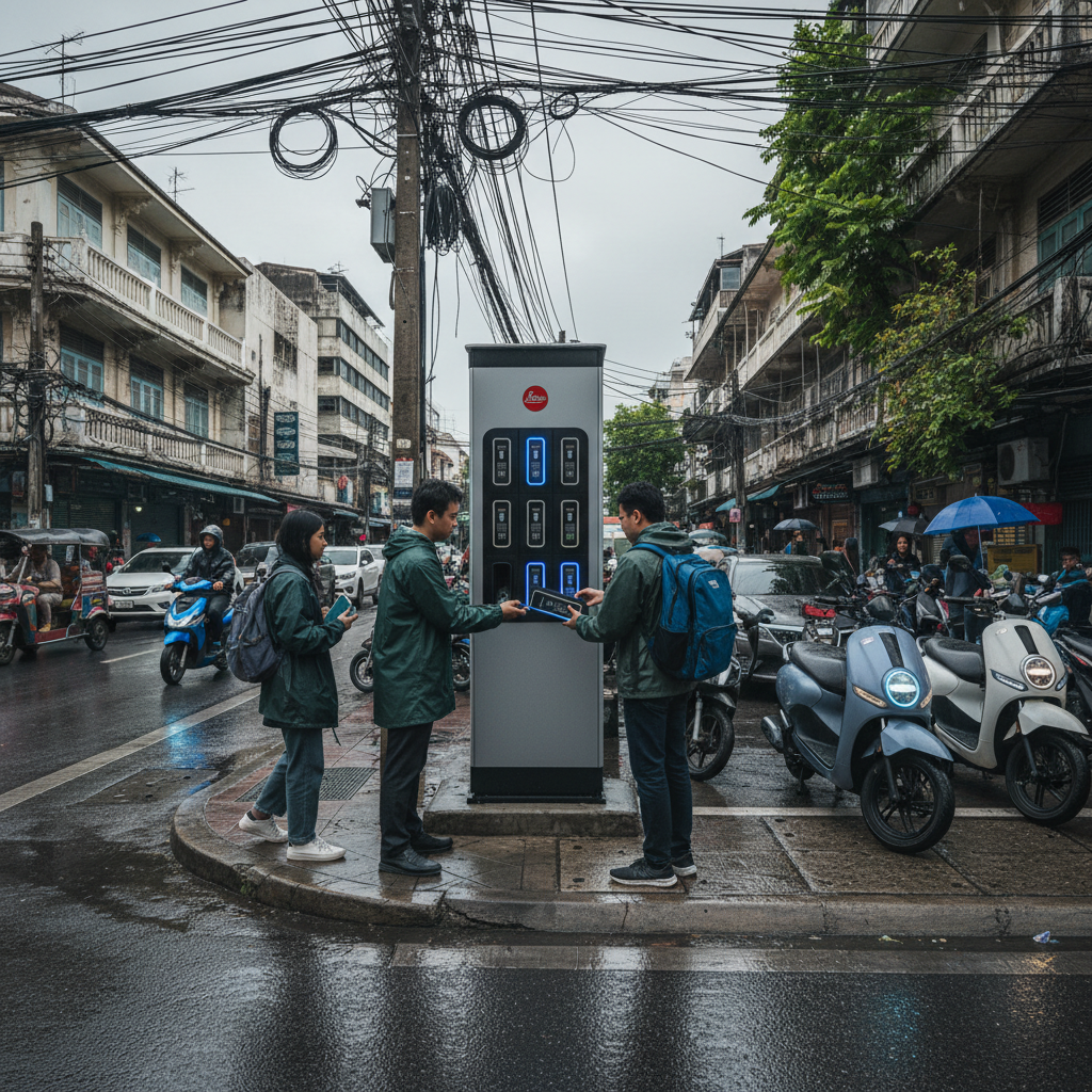 อัปเดตเทรนด์ 2026: ตู้สลับแบตเตอรี่ E-Bike บุกเมืองไทย - ebike-battery-swap-trend-2026