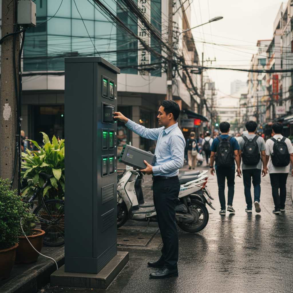 เทรนด์ EV 2026: คาดตู้สลับแบตเตอรี่ E-Bike บุกไทยปลายปีนี้ - ebike-battery-swap-trend-2026