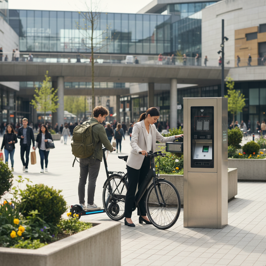 เทรนด์ 2026: สถานีสลับแบตเตอรี่ E-Bike ไม่ต้องรอชาร์จไฟ - ebike-battery-swapping-trend