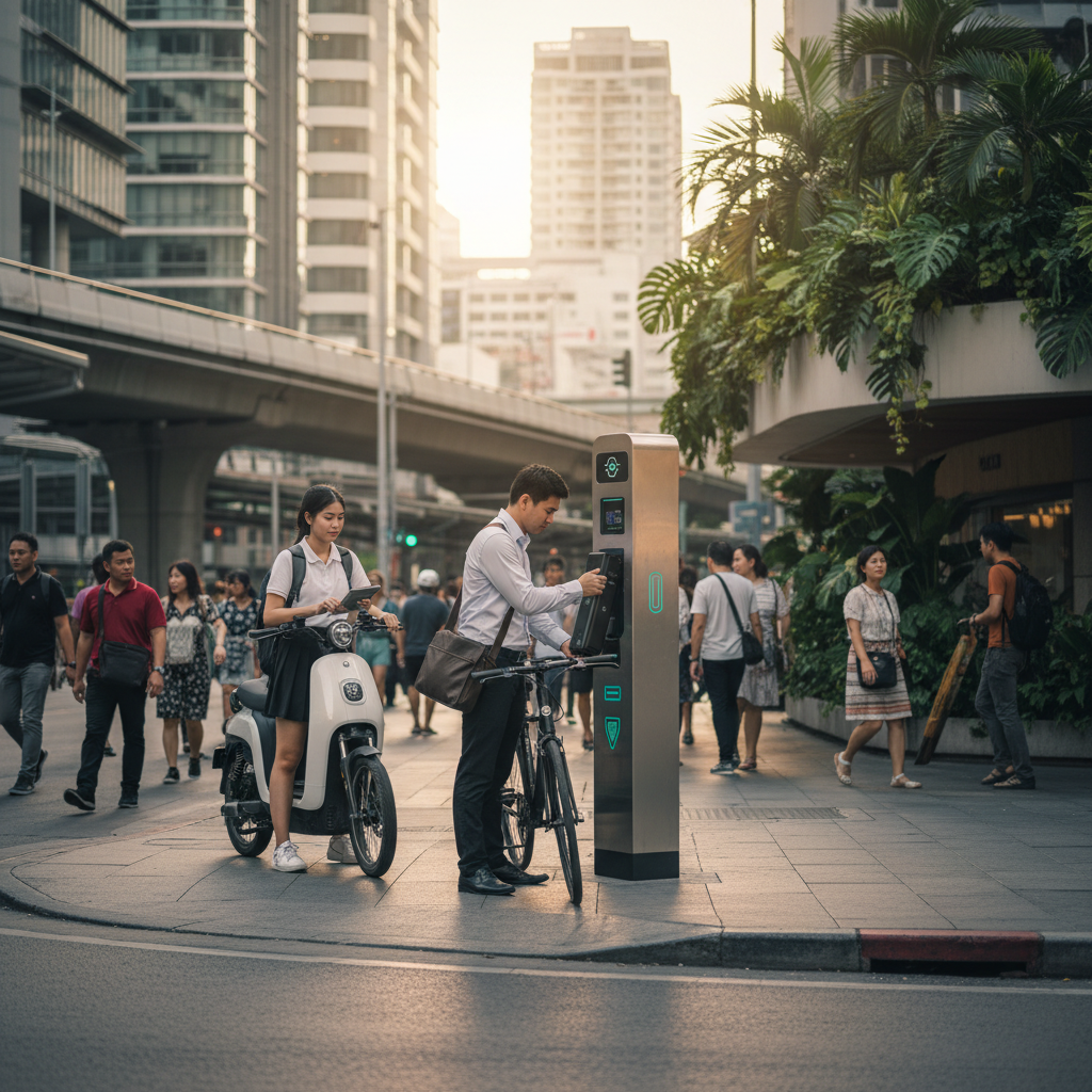 เทรนด์อนาคต 2026: ตู้สลับแบตเตอรี่ E-Bike ยกระดับ EV ไทย - ebike-battery-swapping-trend