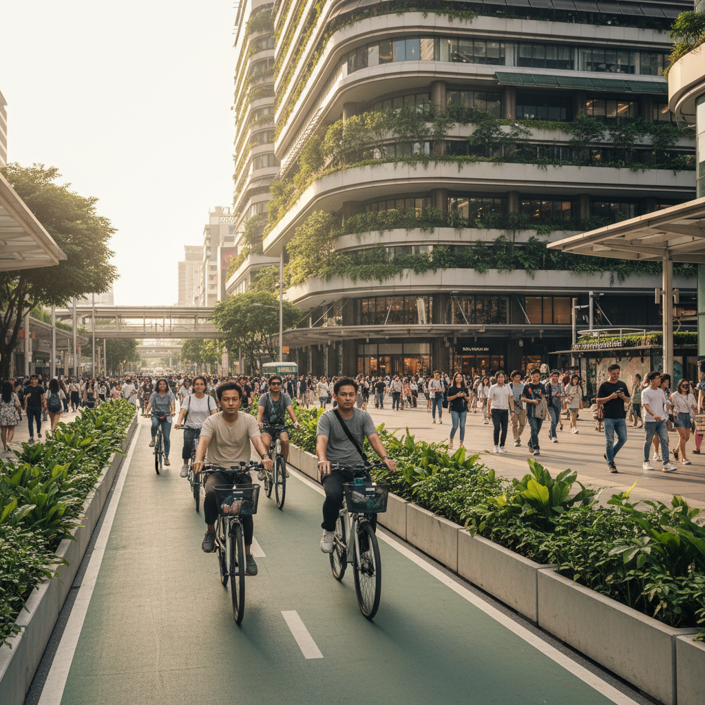 นโยบายเมือง 2026: เลนพิเศษ E-Bike หนุนคนไทยใช้ EV - ebike-lane-policy-2026