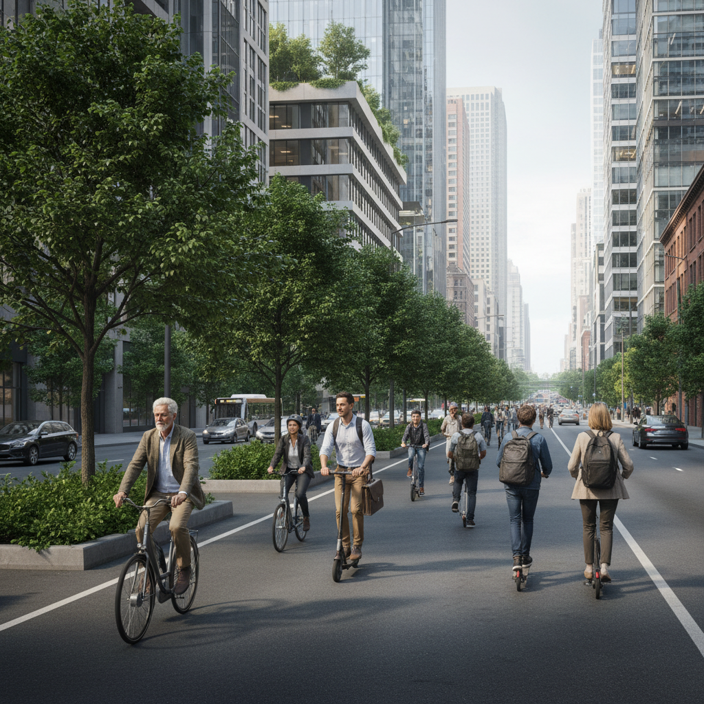 จับตาเมืองใหม่ 2026: ขยายเลน E-Bike หนุนเดินทางปลอดภัย - ebike-lane-urban-trend-2026