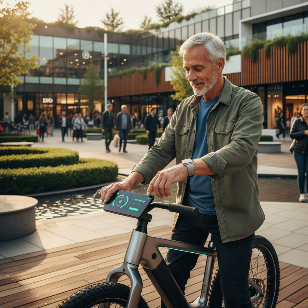 เทรนด์ E-Bike 2026: หน้าจอเชื่อมสมาร์ทวอทช์ ดูแลวัยเก๋า - ebike-smart-display-trend