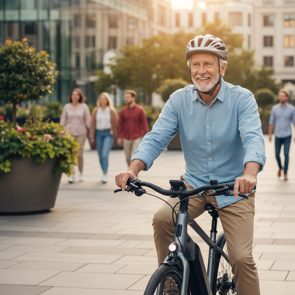 เทคโนโลยี E-Bike 2026: ระบบเบรกอัจฉริยะเพื่อวัยเก๋า - ebike-smart-safety-trend