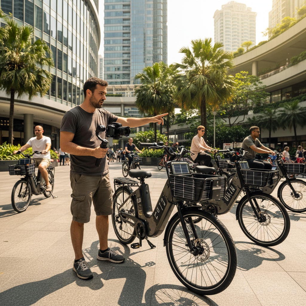เทรนด์อนาคต: E-Bike พลังงานแสงอาทิตย์ ชาร์จเองได้ขณะขับขี่ - ebike-solar-charging-trend